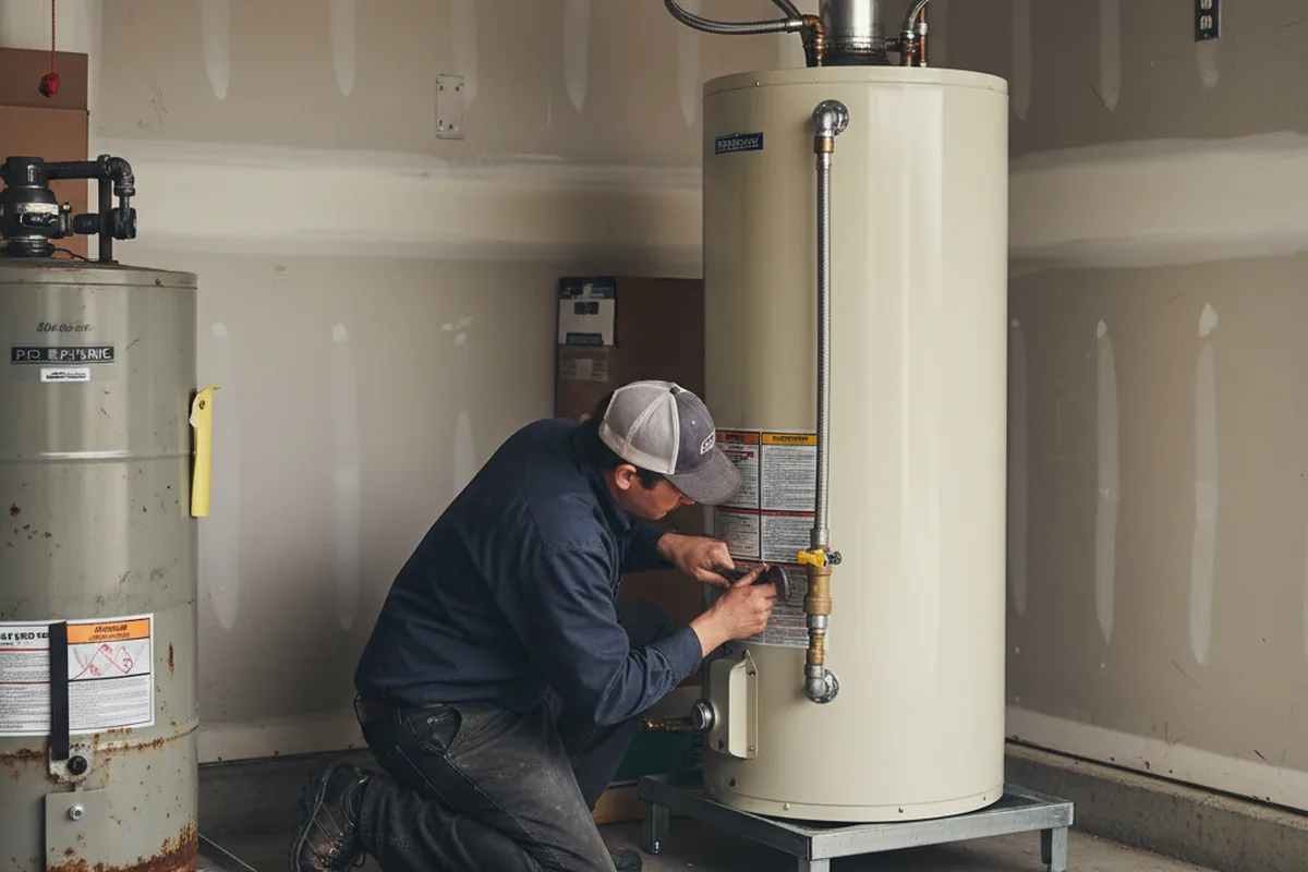 Water heater and shutoff valve replacement in Batesburg